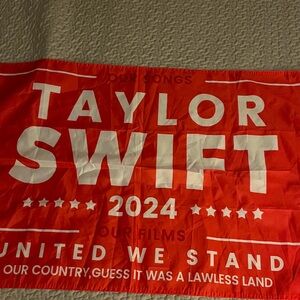 Taylor Swift Flag Pink 2024 Lawless Wall Hanging Banner Room Decor Fan